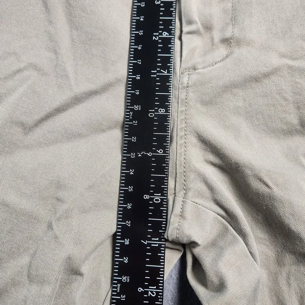 J. Crew 484 Slim Chino Pants Men 34X30 (36X28) Dark Tan Stretch Straight Leg